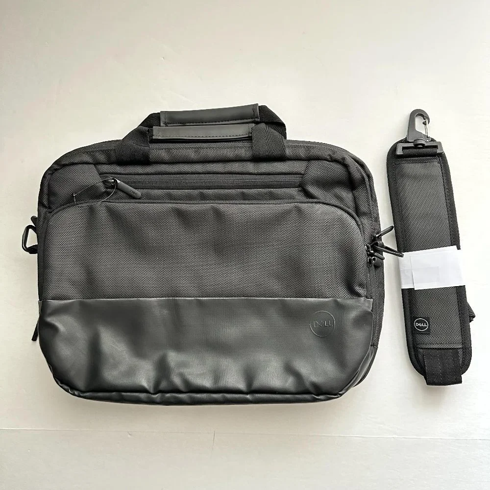 Dell 15” Laptop Carrying Case Briefcase Shoulder Bag For Computer Black